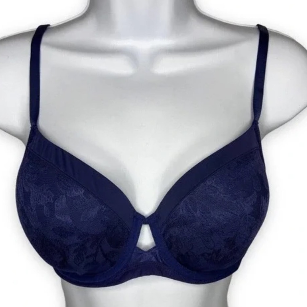 Soma Nightfall Navy Blue Lightest Lift Modern Coverage Convertible Bra